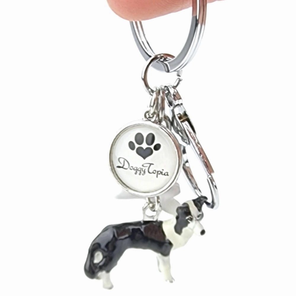 3D Border Collie Key Ring