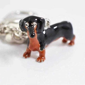 3D Dachshund Key Ring