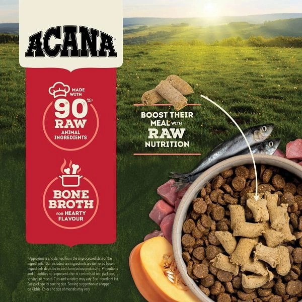 ACANA Beef Recipe Freeze Dried Dog Food, Morsels