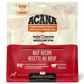 ACANA Beef Recipe Freeze Dried Dog Food, Morsels