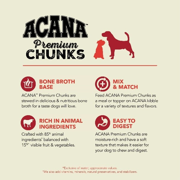 ACANA Beef Recipe in Bone Broth Canned Dog Food