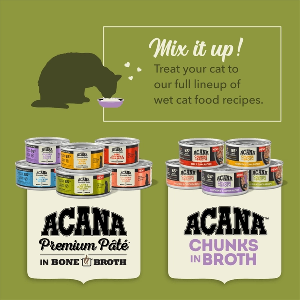 ACANA Chunks in Broth Chicken & Tuna Recipe Canned Cat Food, 5.5oz