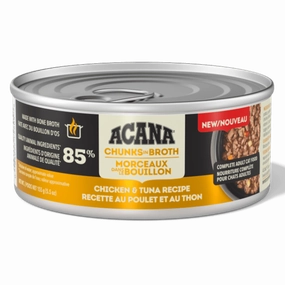 ACANA Chunks in Broth Chicken & Tuna Recipe Canned Cat Food, 5.5oz
