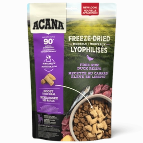 ACANA Duck Recipe Freeze Dried Dog Food, Morsels