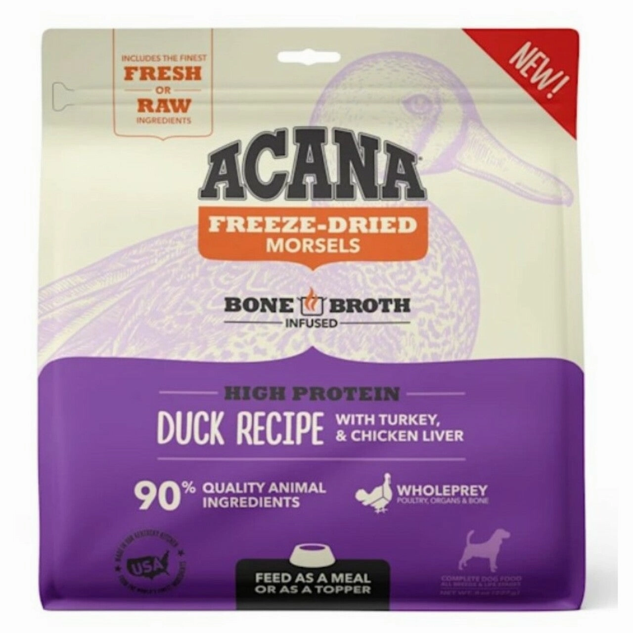 Acana Freeze Dried Duck