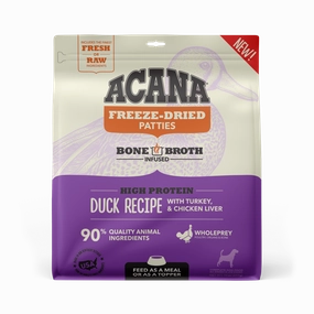 Acana Freeze-Dried Food Duck Recipe Patties for Dogs