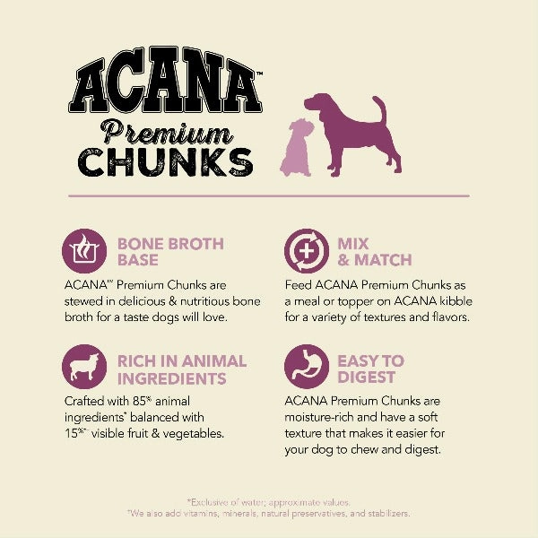 ACANA Lamb Recipe in Bone Broth Canned Dog Food