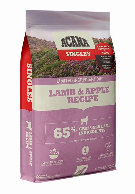 ACANA Singles Lamb & Apple Recipe Grain Free Dry Dog Food