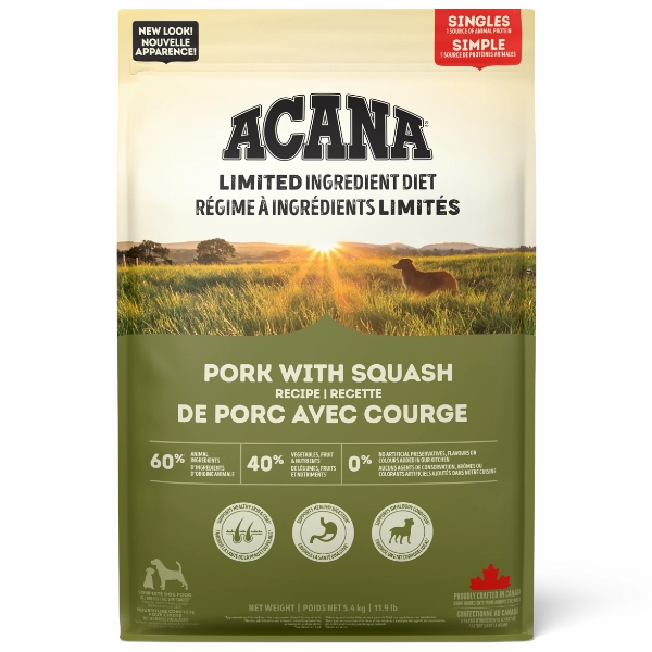 ACANA Singles Pork with Squash Recipe Dry Dog Food