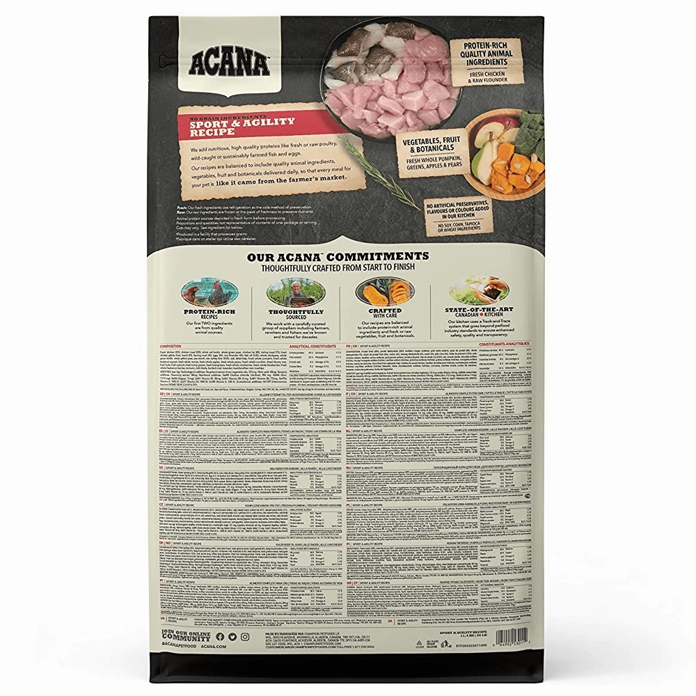 Acana Sports & Agility Dog Dry Food (All Breeds)