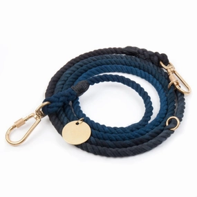 Adjustable Cotton Rope Dog Leash Manhattan Ombre