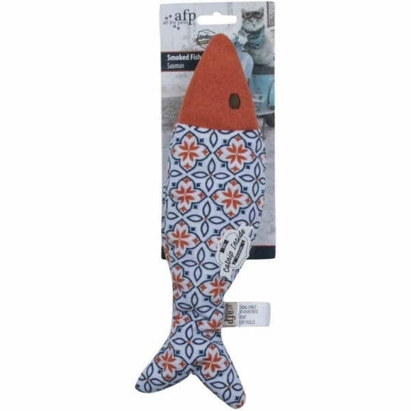 AFP Vintage Themed Smoked Fish Cat Toy