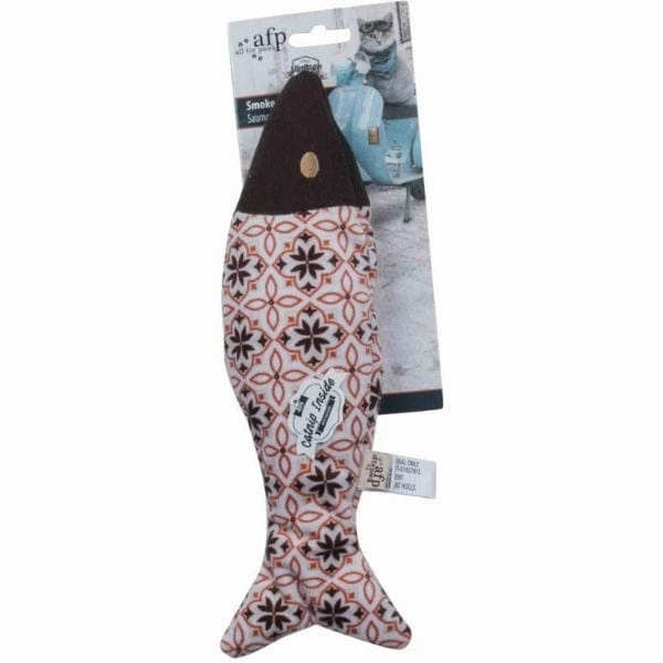 AFP Vintage Themed Smoked Fish Cat Toy