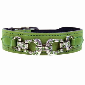 After Eight Collection Dog Collar Lime Green