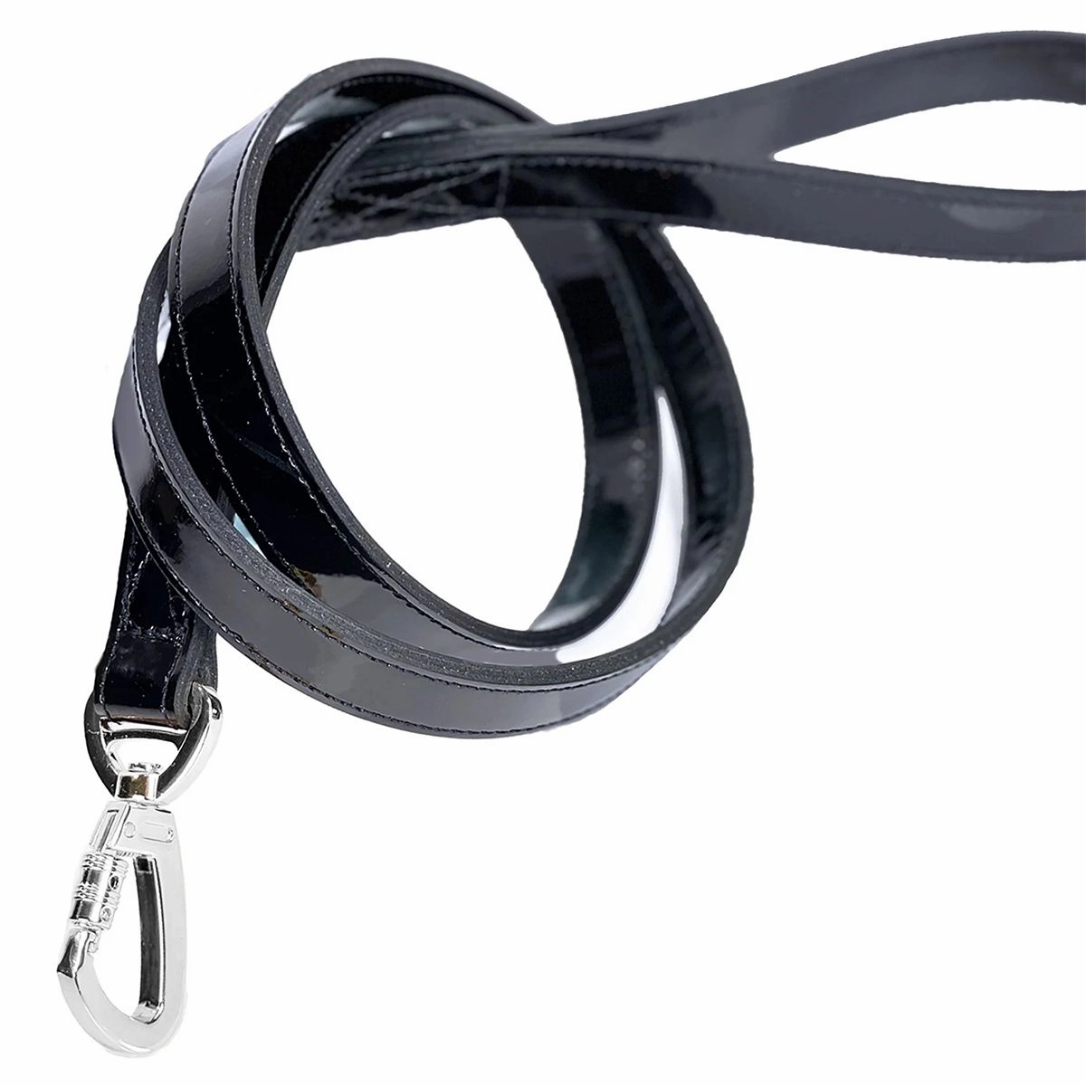 After Eight Collection Dog Leash Black Patent