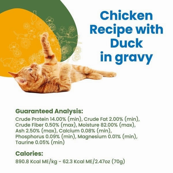 Almo Nature HQS Complete Chicken with Duck in Gravy Canned Cat Food