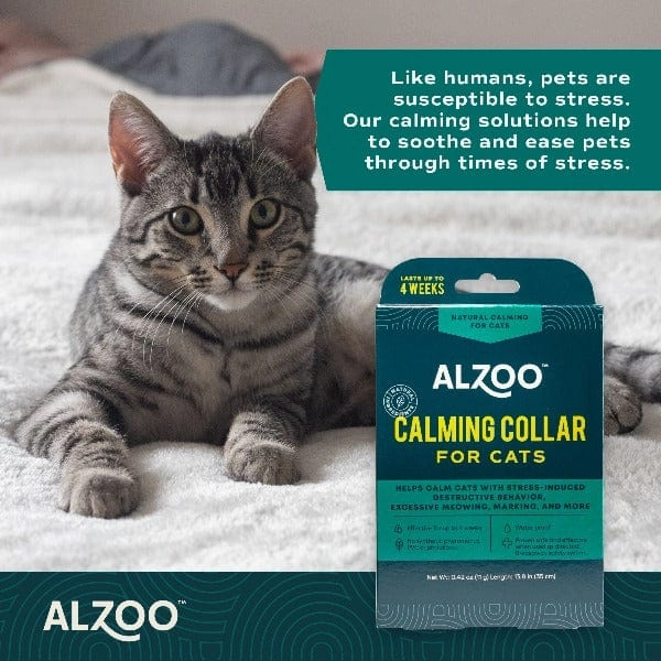 ALZOO Natural Calming Collar for Cats
