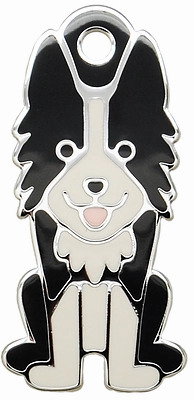 Animal Collection-Border Collie Dog Bone-Large