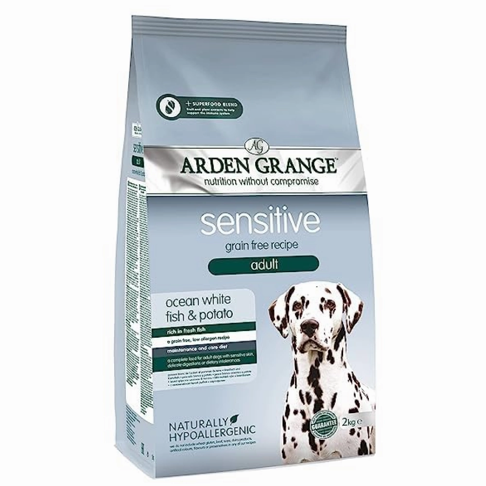 Arden Grange Sensitive Adult Dry Dog Food | Ocean White Fish & Potato