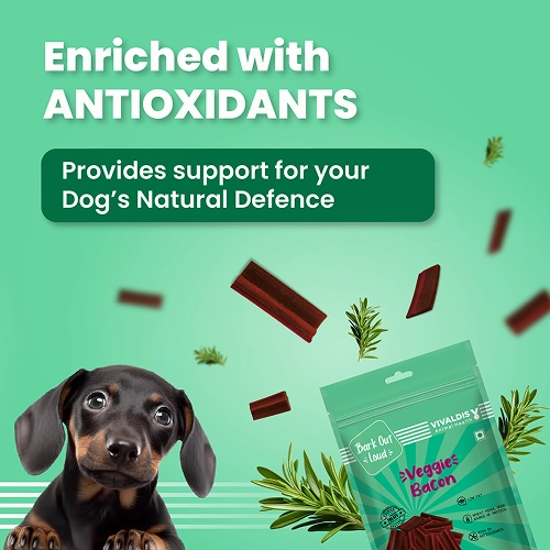 Bark Out Loud by Vivalidis Veggie Bacon Vegan Spanish Dog Treats