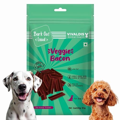 Bark Out Loud by Vivalidis Veggie Bacon Vegan Spanish Dog Treats