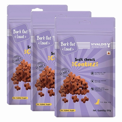 Bark Out Loud Coatiez Soft Chews Dog Treats