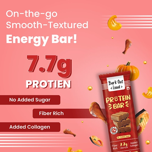 Bark Out Loud Collagen Protein Bar Chicken & Fish Treat for Dogs