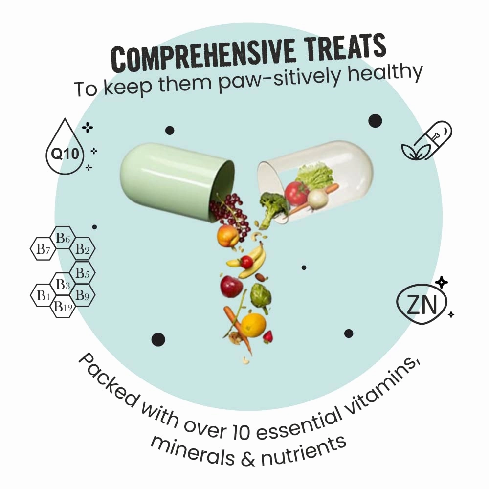 Bark Out Loud Immunity Multi Vitamin Chew Stix and Henlo Chicken Pops Dog Treats Combo