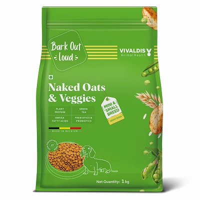Bark Out Loud Naked Oats & Veggies Veg Mini & Small Breed Adult Dog Dry Food