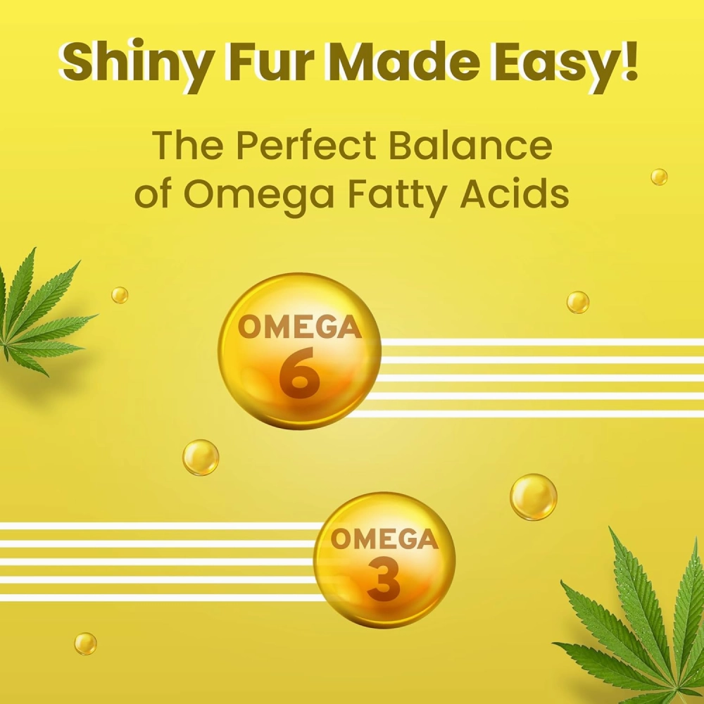 Bark Out Loud Skin & Coat Hemp and Immunity Multi Vitamin Chew Stix for Dogs and Cats Combo