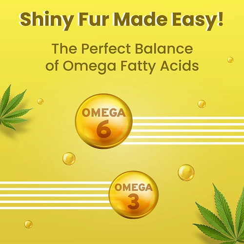 Bark Out Loud Skin & Coat Hemp Chew Stix for Dogs and Cats