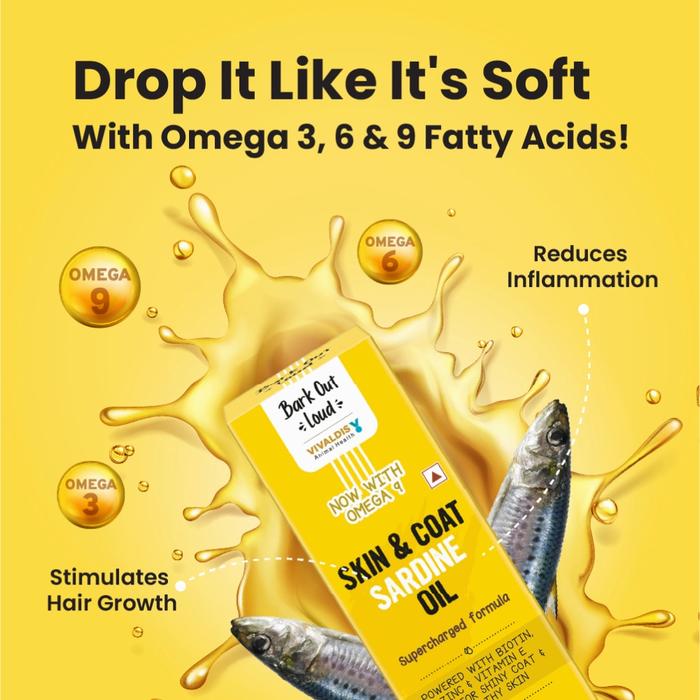 Bark Out Loud Skin & Coat Sardine Oil for Dogs and Cats