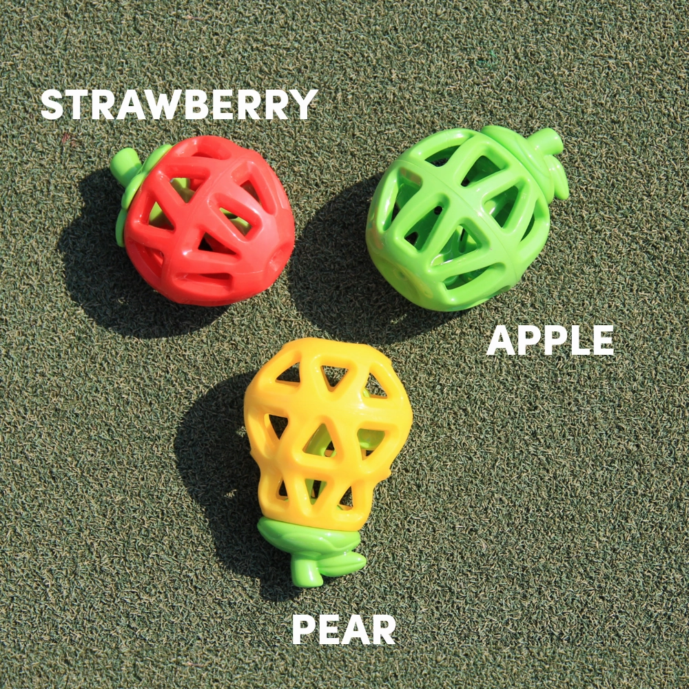 Barkbutler x Fofos Fruity Bites Treat Dispensing Strawberry Toy for Dogs