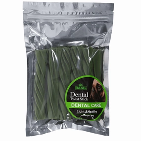 Basil Dental Care Stick Chew Dog Treats
