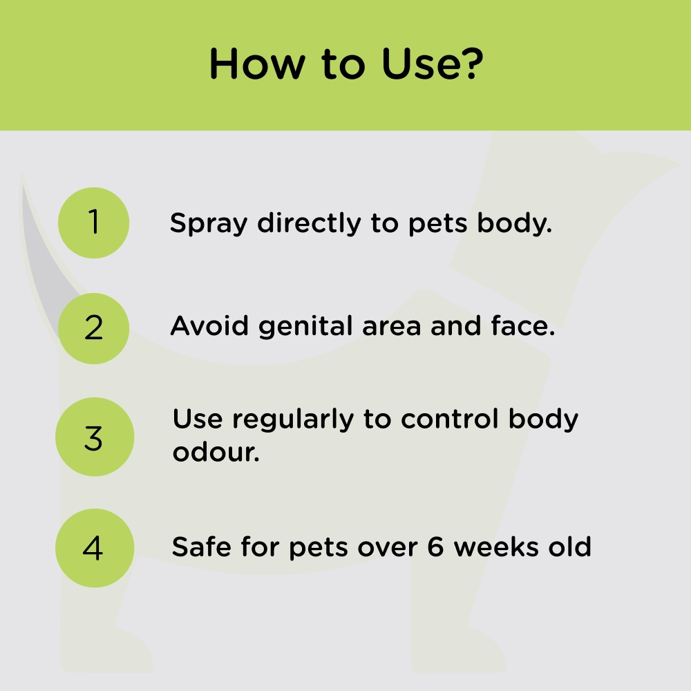 Basil Garden Fresh Perfume Spray for Dogs and Cats