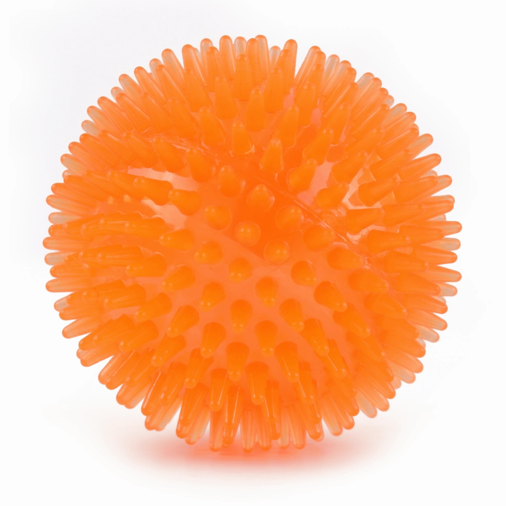 Basil Squeaky Rubber Ball and Treat Dispensing Solid Chew Ball Toys Combo for Dogs