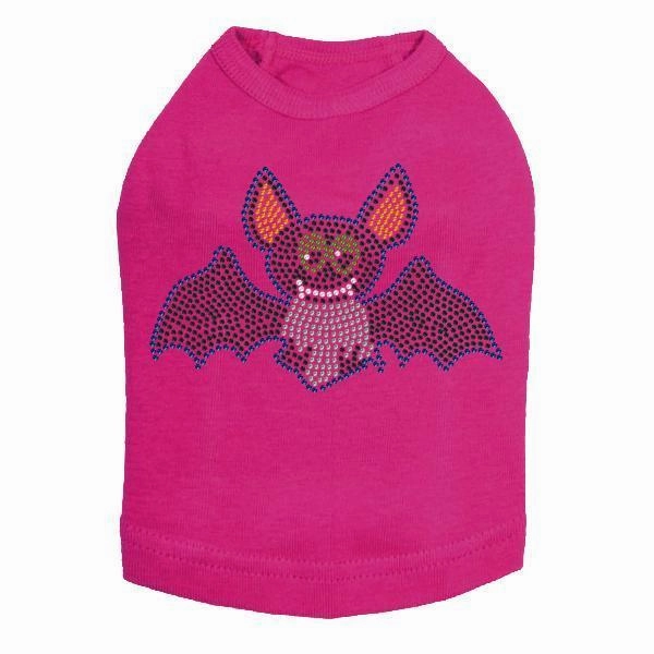 Bat Rhinestone Dog Tank