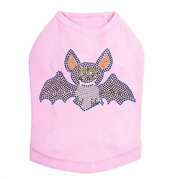 Bat Rhinestone Dog Tank