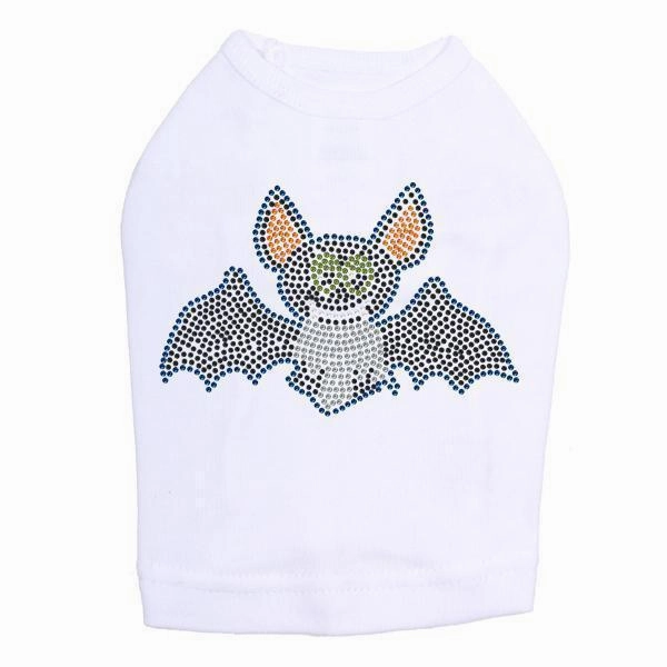 Bat Rhinestone Dog Tank