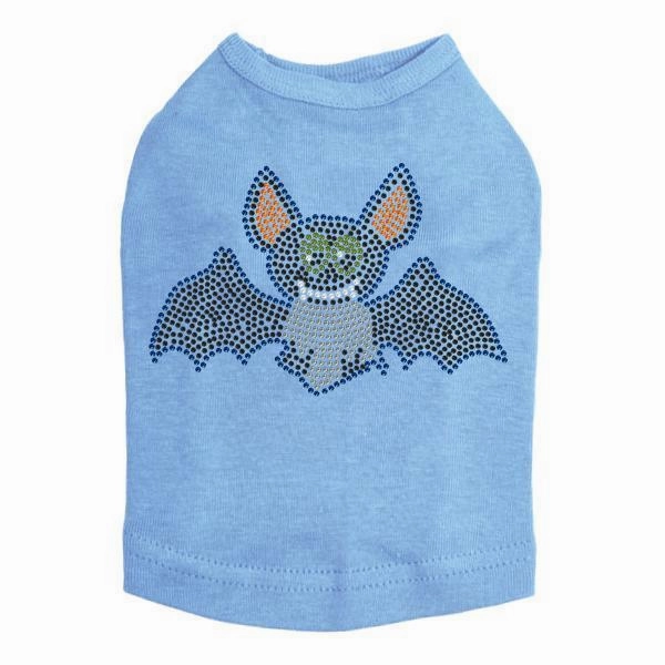Bat Rhinestone Dog Tank