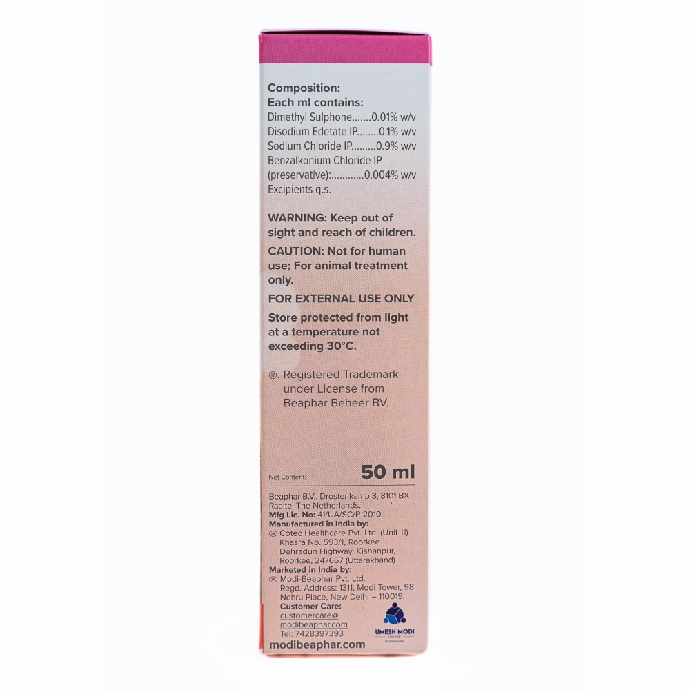 Beaphar Disodium Edetate and Sodium Chloride Eye Cleaner for Dogs and Cats