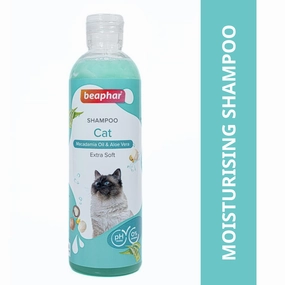 Beaphar Macadamia Oil & Aloe Vera Dryness & Itch Relief Shampoo for Cats