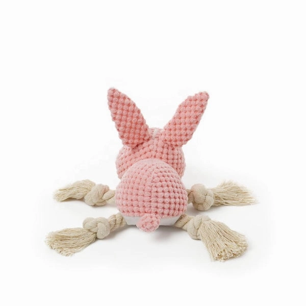 Bella Bunny Rope Squeaker Toy