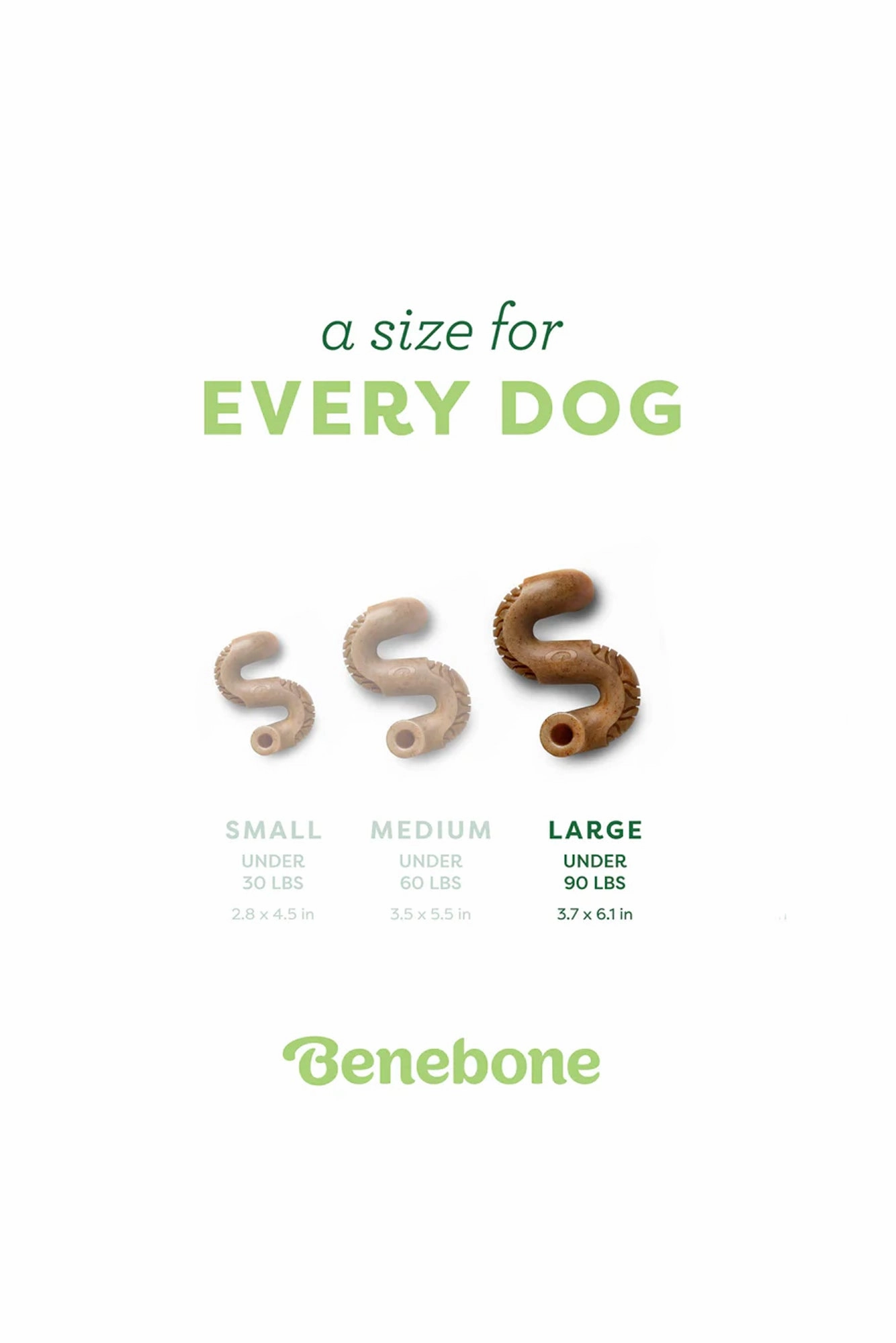 Benebone Beef Tripe Bone Dog Chew Toy