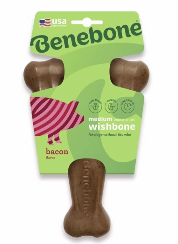 Benebone Wishbone Chew Bacon Flavor