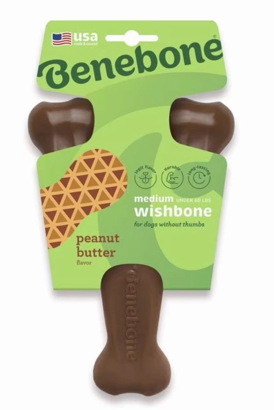 Benebone Wishbone Chew Peanut Butter Flavor