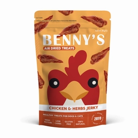 Bennys Bowl Chicken and Herbs Jerky Dog Treats