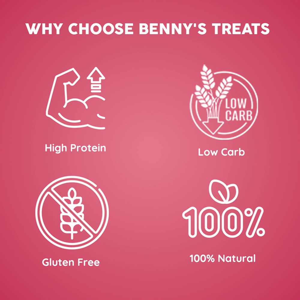 Bennys Bowl Chicken and Strawberry Jerky Dog Treats