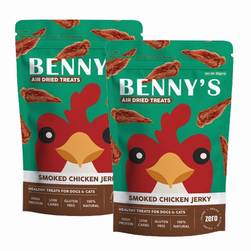 Bennys Bowl Smoked Chicken Jerky Dog Treats