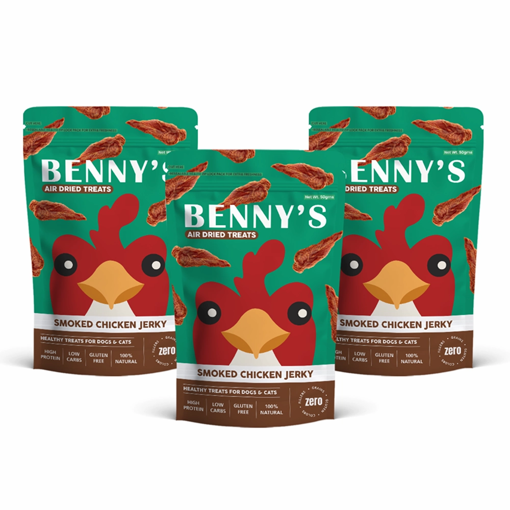 Bennys Bowl Smoked Chicken Jerky Dog Treats